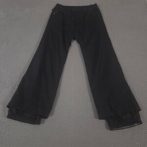 Obermeyer Pants Mens Large Black Straight Leg Nylon Shell Cargo Pockets Outdoor